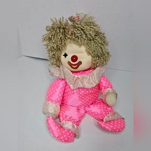 [1986 Vintage] Poter Clown Doll: WoundUp Music playing with head movement -…